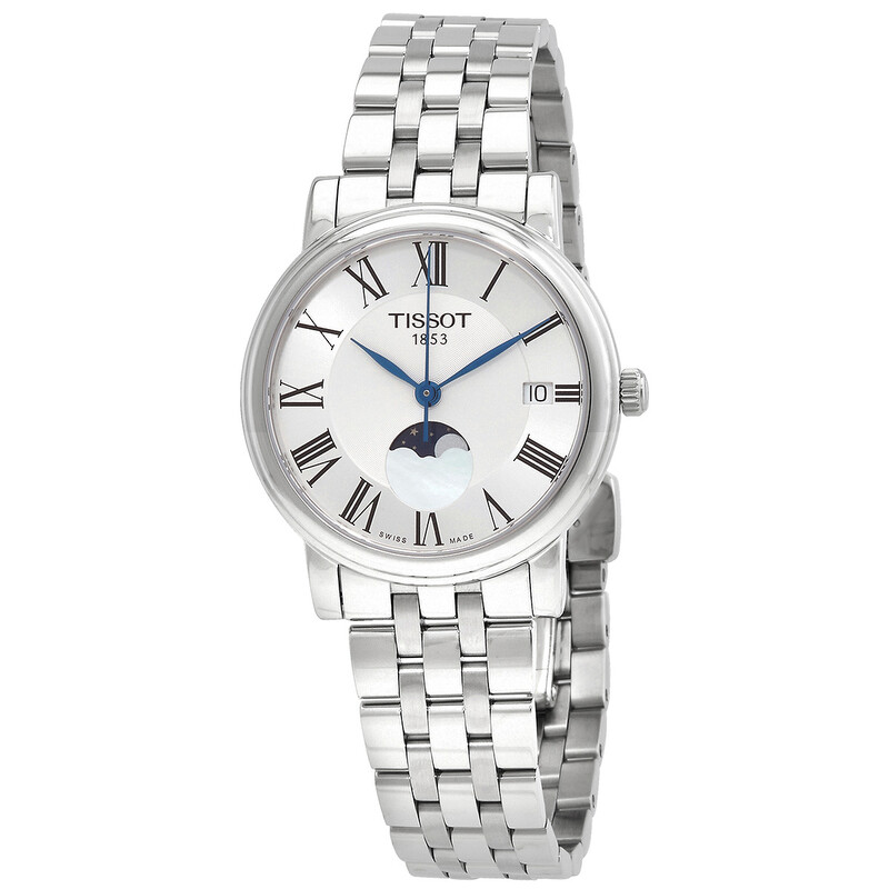 【ティソ】レディース カーソン プレミアム レディT122210 クォーツ Amazon.com: Tissot Womens Tissot Carson Premium Lady Moonphase