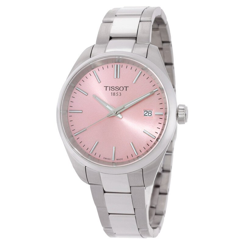 Tissot T-Classic Quartz Pink Dial Ladies Watch  display picture 2