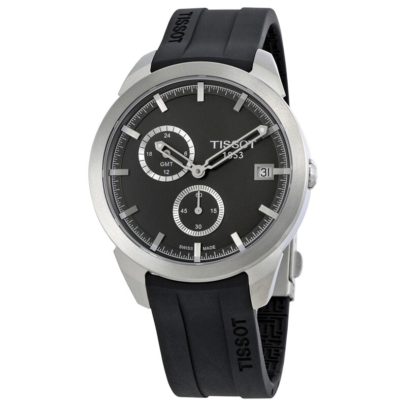Tissot Titanium GMT Black Dial Men's Watch T0694394706100 T069