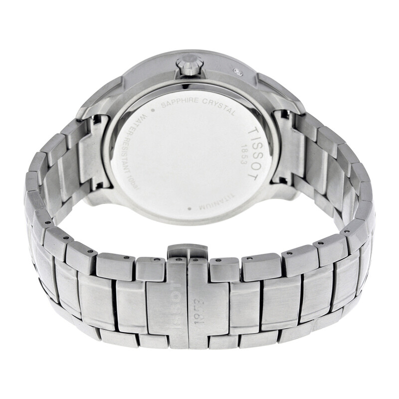 Tissot Titanium GMT White Dial Men's Watch T0694394403100 T069