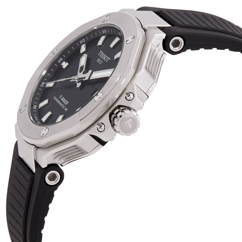 Tissot T-Race Powermatic 80 Automatic Black Dial Men's Watch