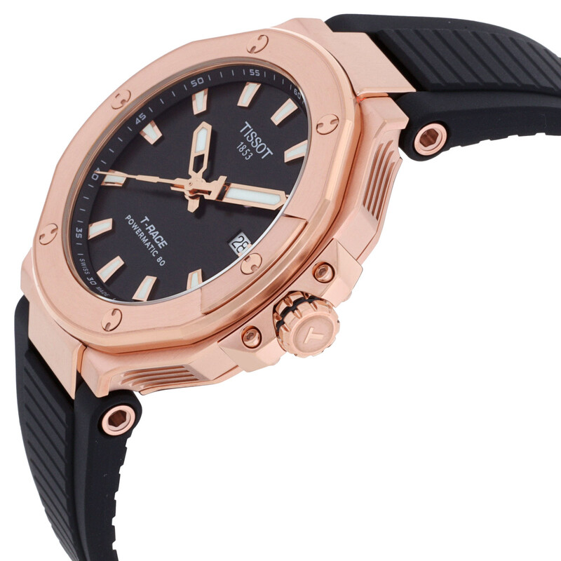 Tissot T-Race Powermatic 80 Automatic Black Dial Men's Watch