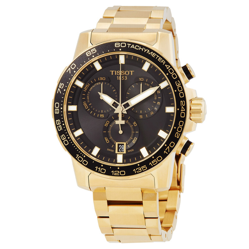 Tissot T-Sport Chronograph Quartz Black Dial Men's Watch T125