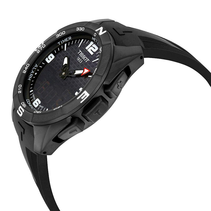 Tissot T-Touch Expert Solar Black Dial Men display picture 2