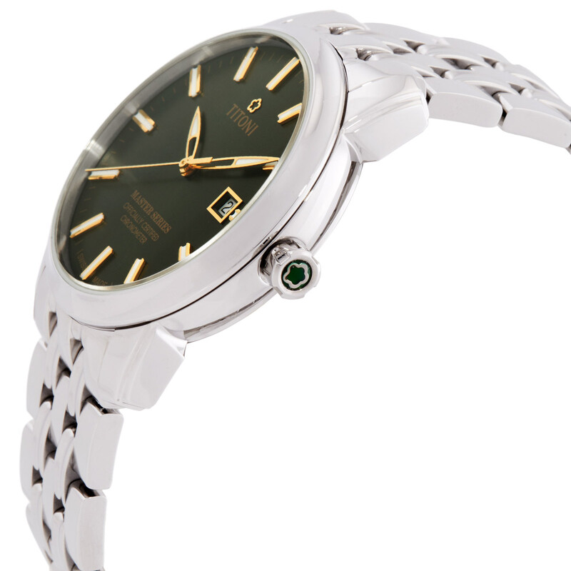 Titoni Master Series Automatic Green Dial Men's Watch 83188-S-660Y