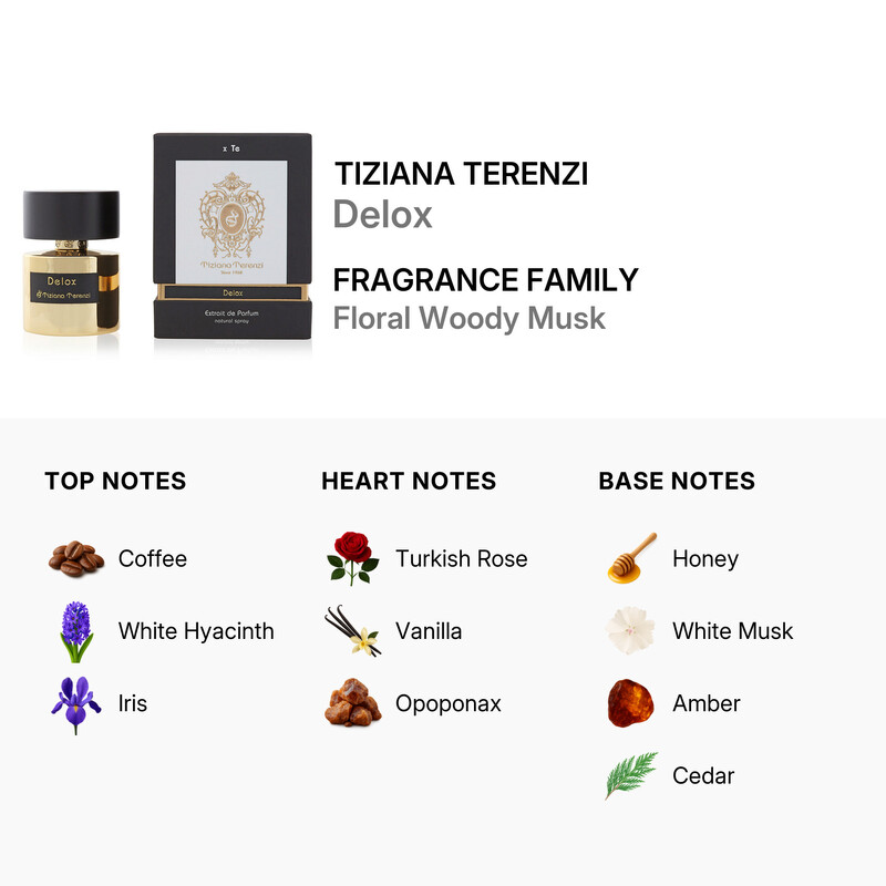 Tiziana Terenzi Delox Extrait De Parfum Natural Spray 3.4 oz (100 ml) 8016741882517 - Fragrances, Delox
