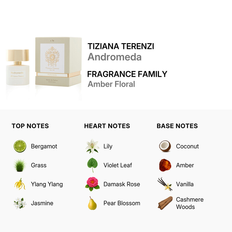 Tiziana Terenzi Unisex Andromeda Extrait de Parfum Spray 3.4 oz