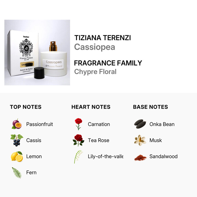 Tiziana Terenzi Unisex Cassiopea EDP 3.4 oz (Tester) Fragrances