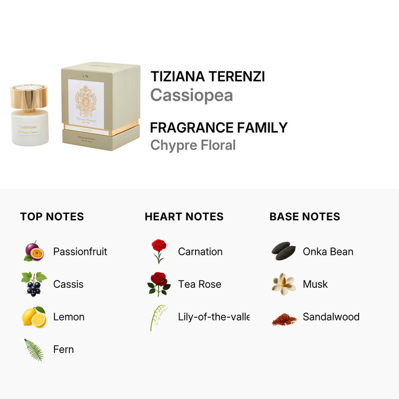 Tiziana Terenzi Unisex Cassiopea Extrait de Parfum Spray 3.4 oz
