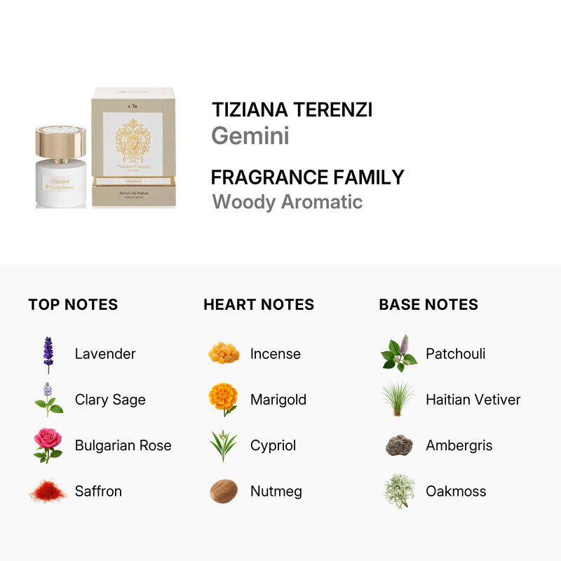 Tiziana Terenzi Unisex Gemini Extrait de Parfum Spray 3.4 oz
