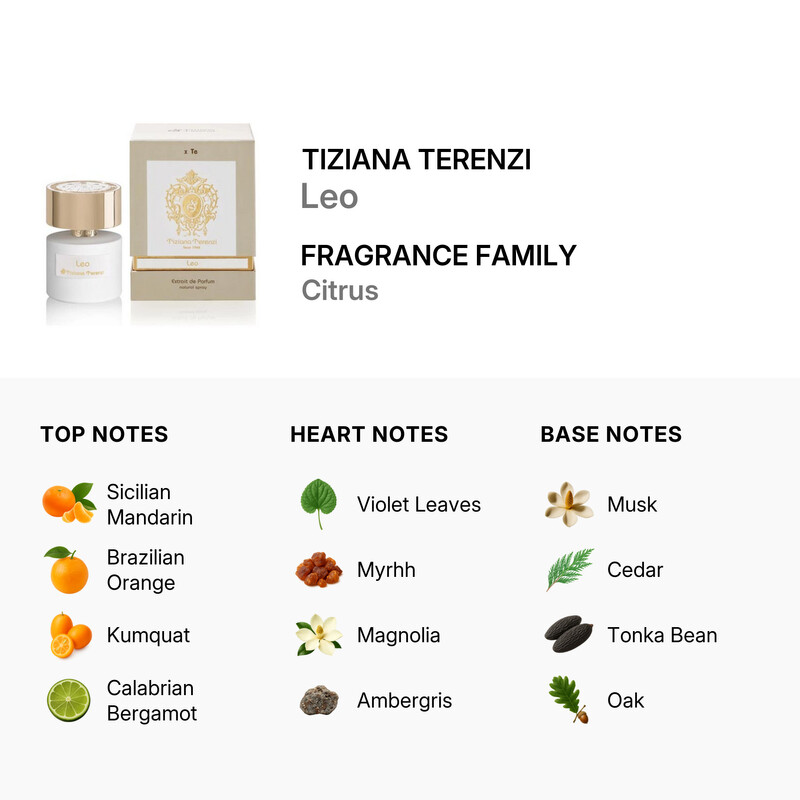 Tiziana Terenzi Unisex Luna Collection Leo Extrait de Parfum Spray