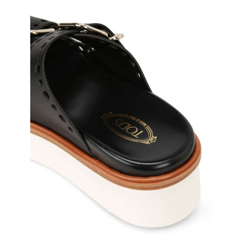 Tod's Tod's 65Mm Leather Mules XXW97A0Y520NB5B999 - Shoes, Tods