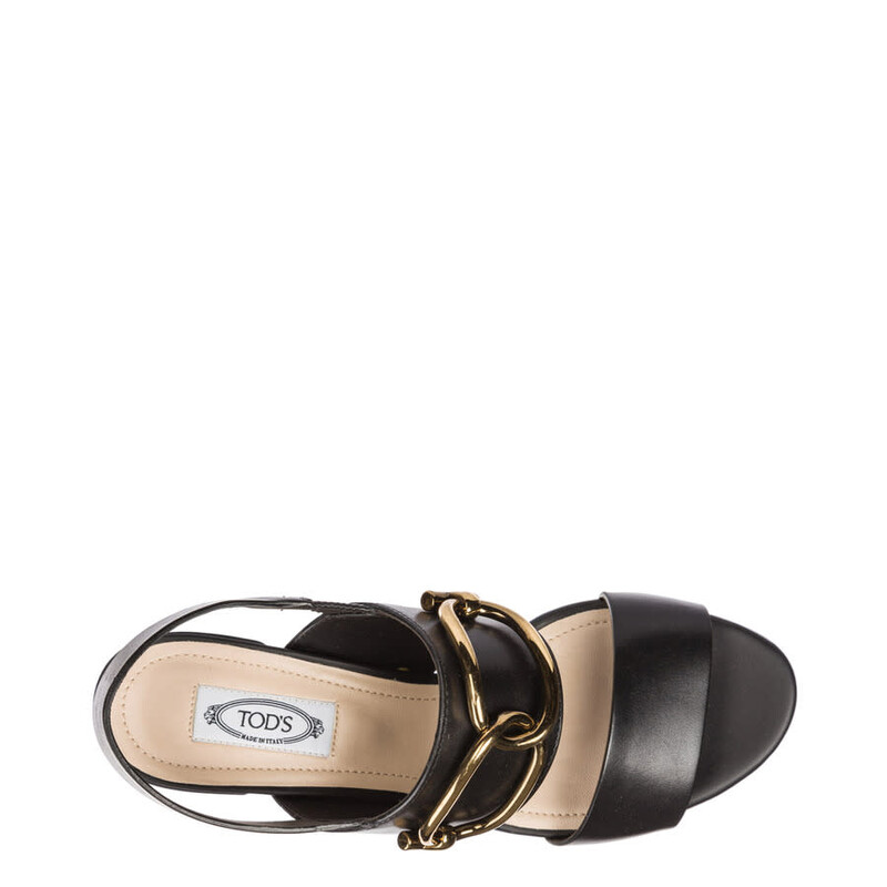Tod's Tod's Leather Heeled Sandals XXW44B0BD40D90B999 - Shoes