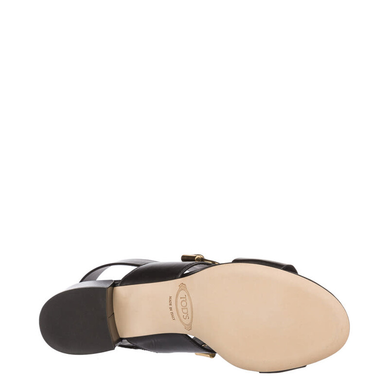Tod's Tod's Leather Heeled Sandals XXW44B0BD40D90B999 - Shoes