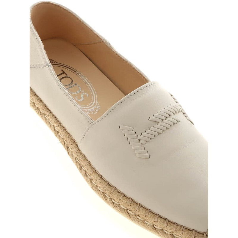 Tod's Tod's Stitched Logo Espadrilles XXW66B0CY50NV73Q71 - Shoes