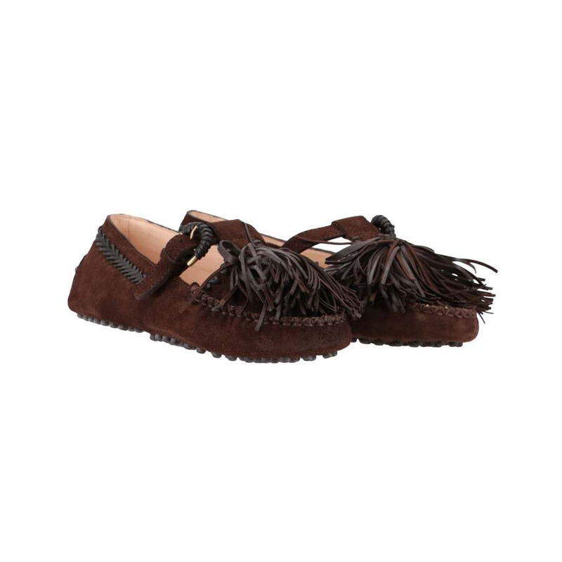 Tod's Womens Dark Brown Loafer, Size 7 XXW00G0AX70CKOS611