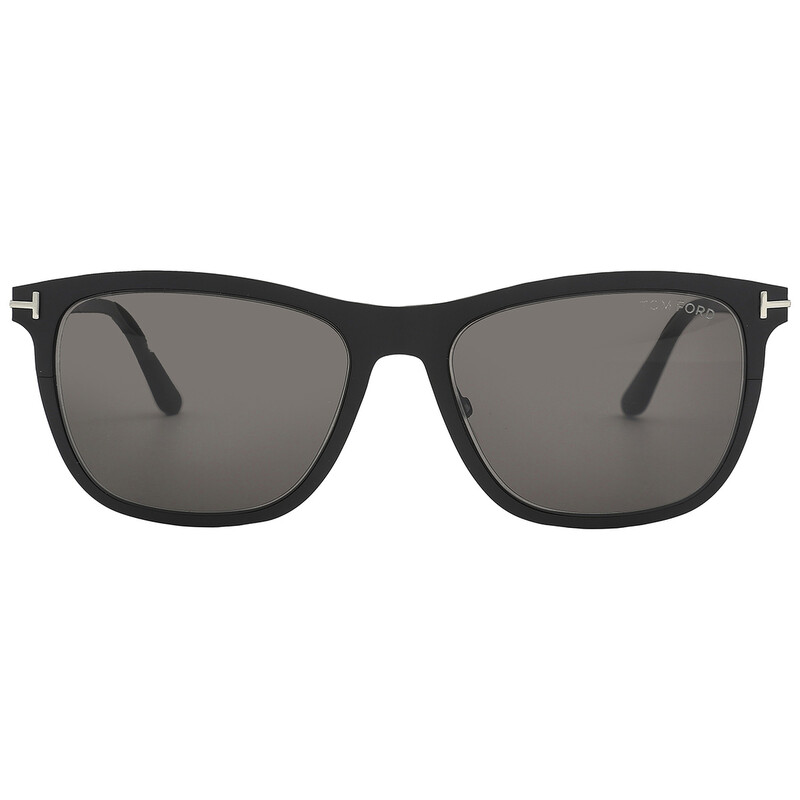 Tom Ford Alasdhair Smoke Square Men's Sunglasses FT0526 02A 55