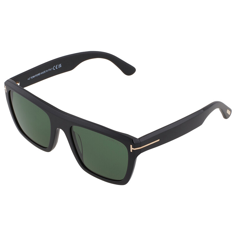 Tom Ford Alberto Green Browline Men's Sunglasses FT1077 01N 55