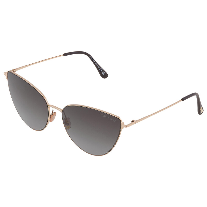 Authentic NEW Tom Ford Anais 2 Cat Eye Sunglasses Tom Ford Anais Smoke Gradient Cat Eye Ladies Sunglasses  main image 3