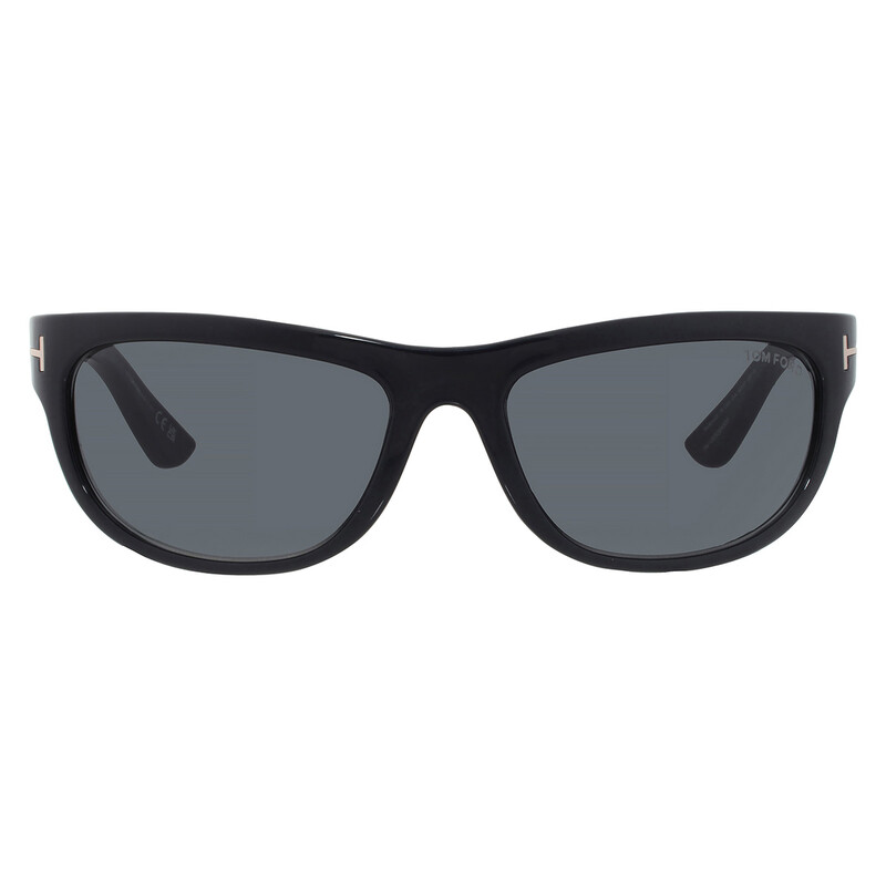Tom Ford Anders Smoke Square Men's Sunglasses FT1363 01A 62
