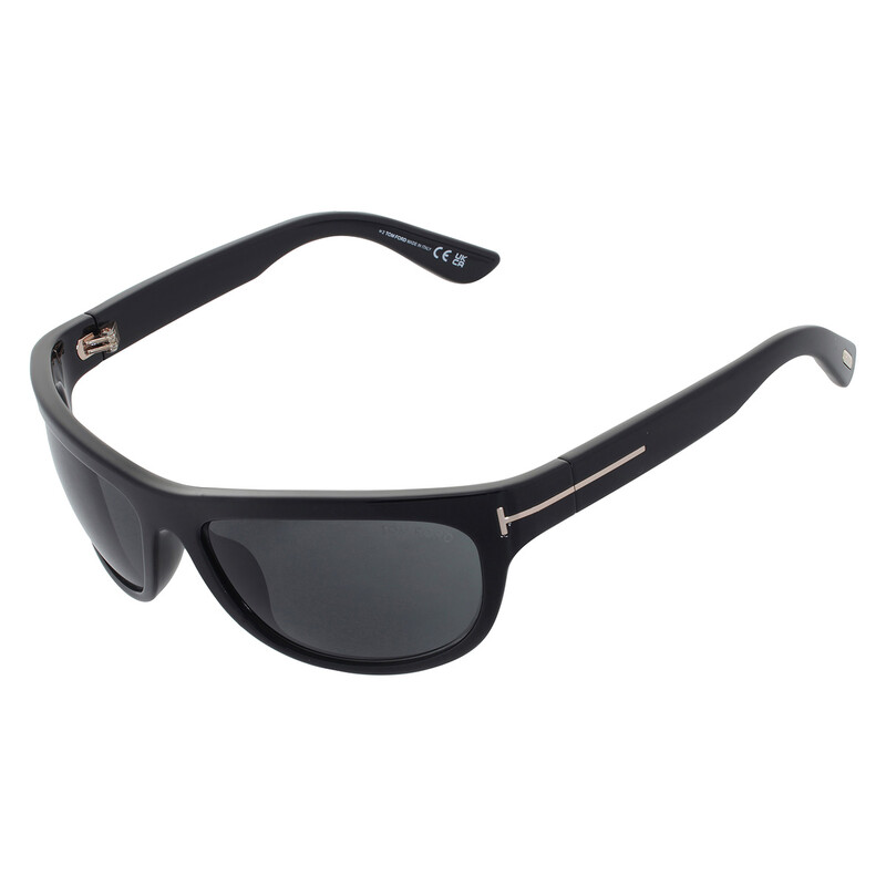 Tom Ford Anders Smoke Square Men's Sunglasses FT1363 01A 62