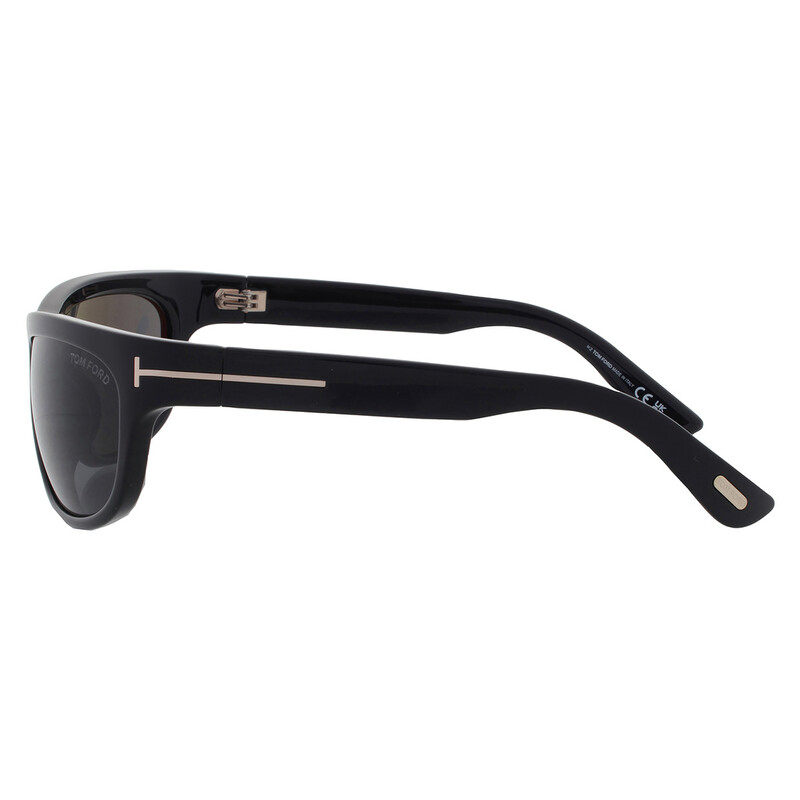 Tom Ford Anders Smoke Square Men's Sunglasses FT1363 01A 62