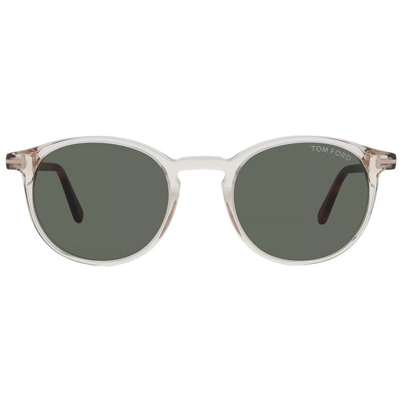 Tom Ford Andrea Green Oval Men's Sunglasses FT0539 45N 48