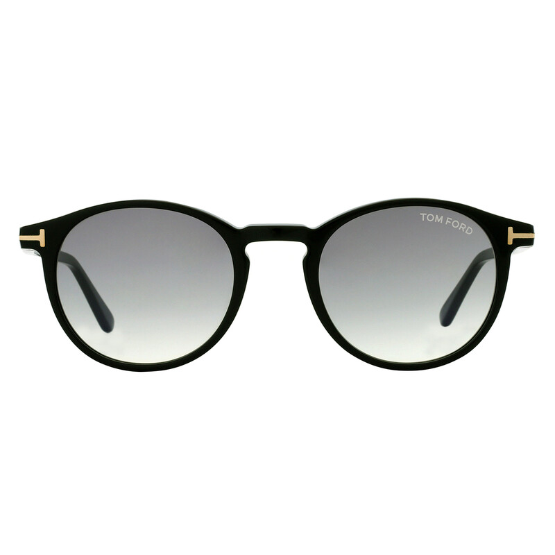 YOU.　TOM FORD ブラック　サングラス　TF539 Tom Ford Andrea Smoke Gradient Round Unisex Sunglasses FT0539 01B