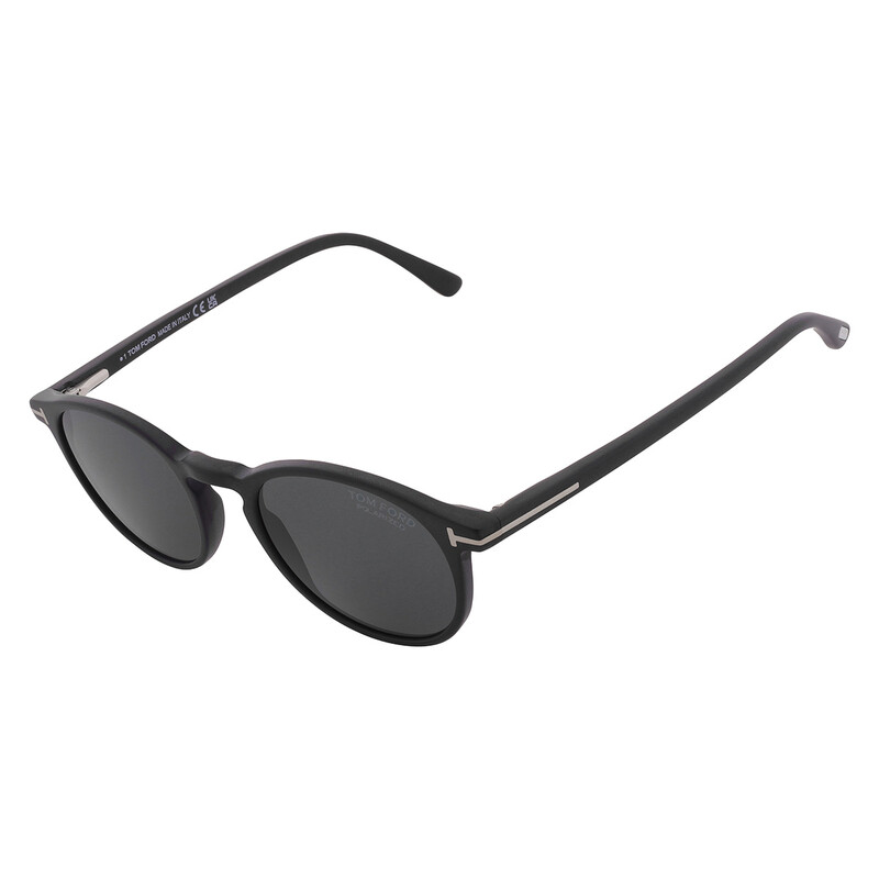 Tom Ford Andrea-02 Blue Oval Men's Sunglasses FT0539 02V 48