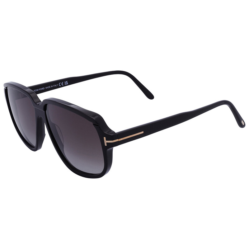Tom Ford Anton Smoke Gradient Square Men's Sunglasses FT1024 01B