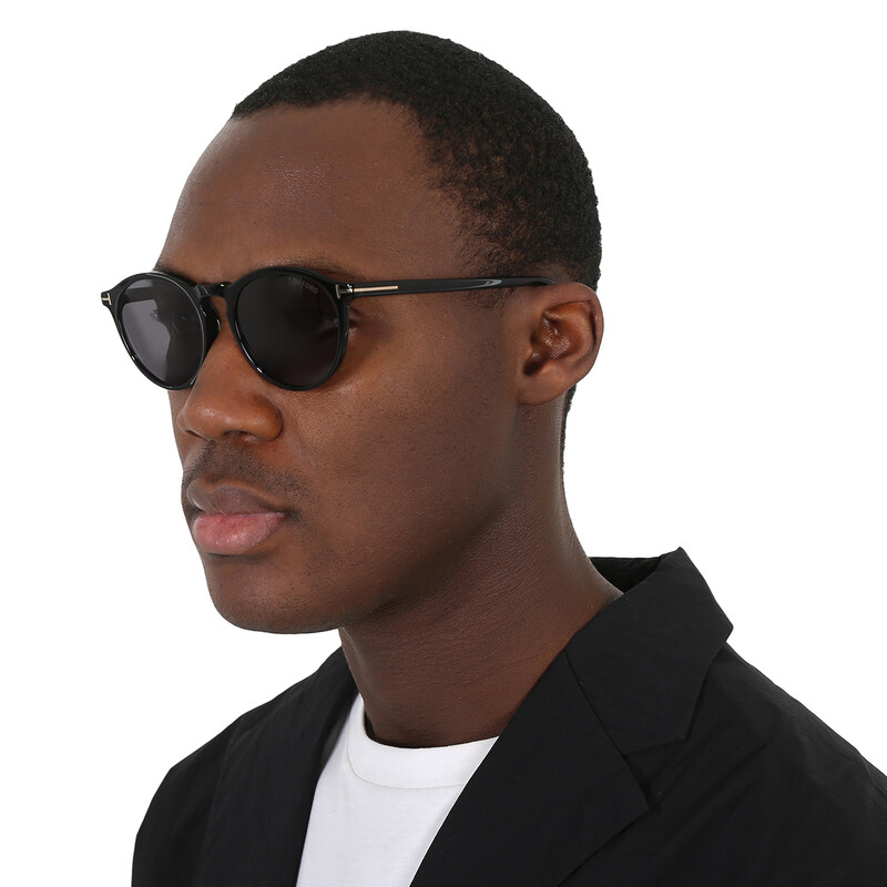 ?✨NEW WITH  TAG✨?Tom Ford  Aurele Smoke Oval Unisex Sunglasses Tom Ford Aurele Smoke Oval Unisex Sunglasses FT0904 01A 52  main image 4