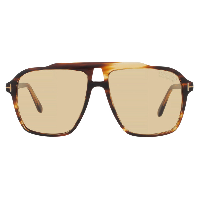 Tom Ford AUTARI Amber Navigator Men's Sunglasses FT1209 56E 56