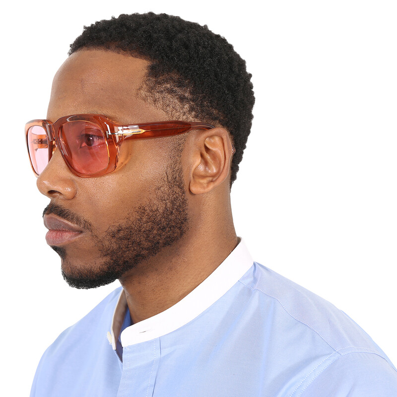 Tom Ford Bailey Violet Square Men's Sunglasses FT0885 45Y 57