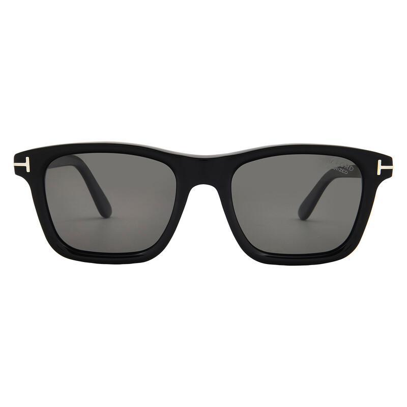 Tom Ford Barron Polarized Smoke Square Men's Sunglasses FT1179 01D