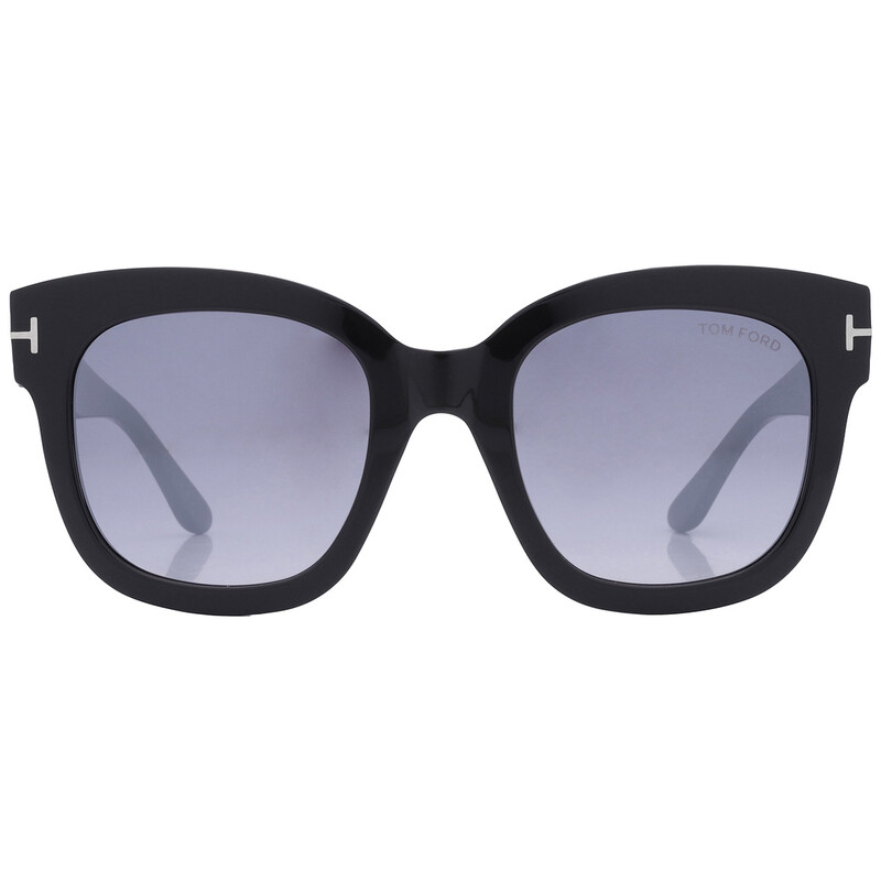 Tom Ford Beatrix Smoke Mirror Cat Eye Ladies Sunglasses FT0613 01C