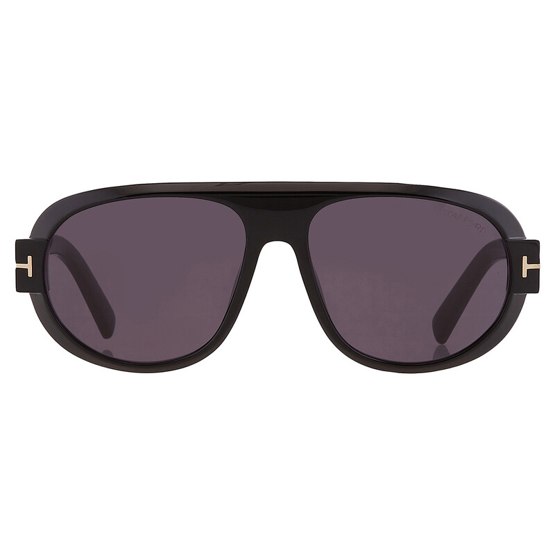 Tom Ford Blake Smoke Pilot Men's Sunglasses FT1102 01A 59