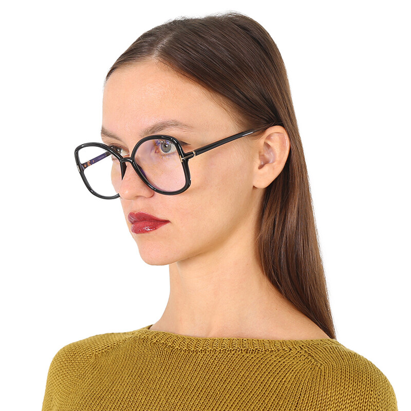 Tom Ford Blue Light Block Butterfly Ladies Eyeglasses FT5845  display picture 1
