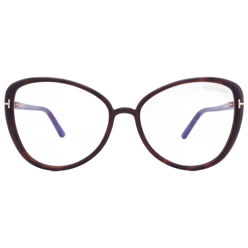 TOMFORD badass,silvertopaz セット Tom Ford Blue Light Block Butterfly Ladies Eyeglasses FT5907-B 052