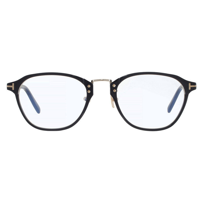 Tom Ford Blue Light Block Oval Men's Eyeglasses FT5727-D-B 001 53
