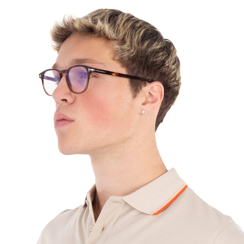 Tom Ford Blue Light Block Oval Unisex Eyeglasses FT5899-B 055 48