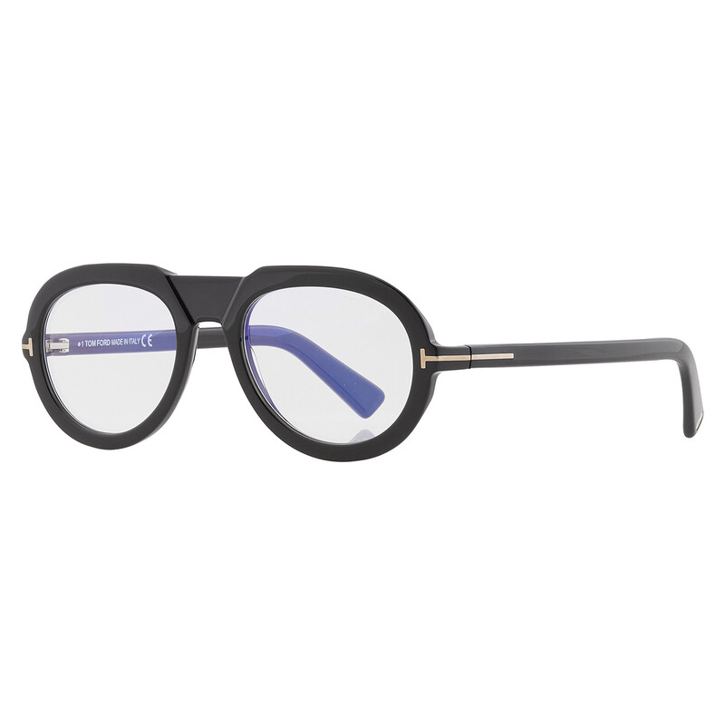 Tom Ford Blue Light Block Pilot Men's Eyeglasses FT5756-B 001 53