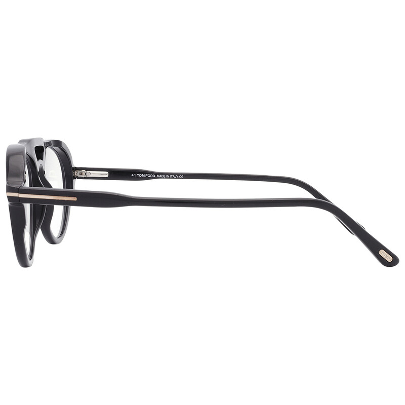 Tom Ford Blue Light Block Pilot Men's Eyeglasses FT5760-B 001 55