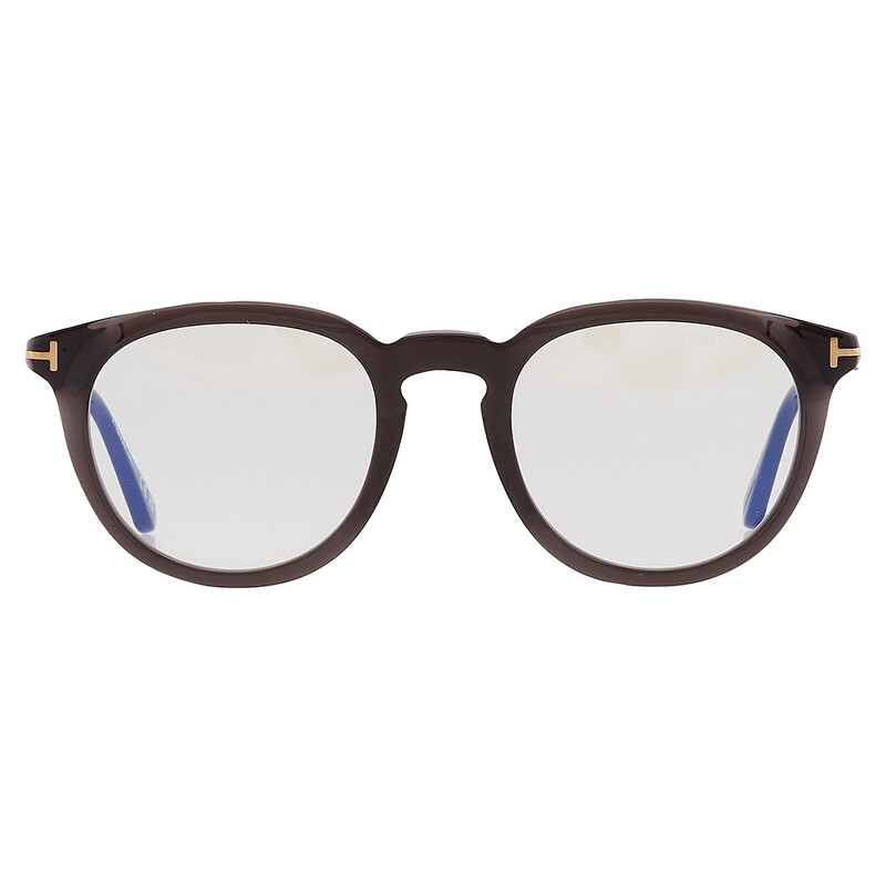 Tom Ford Blue Light Block Round Men's Eyeglasses FT5905-B 005 49
