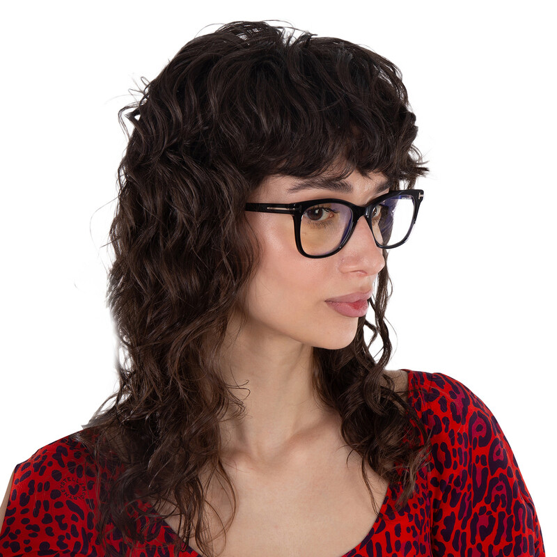 Tom Ford Blue Light Block Sport Ladies Eyeglasses FT5986-B 001 52