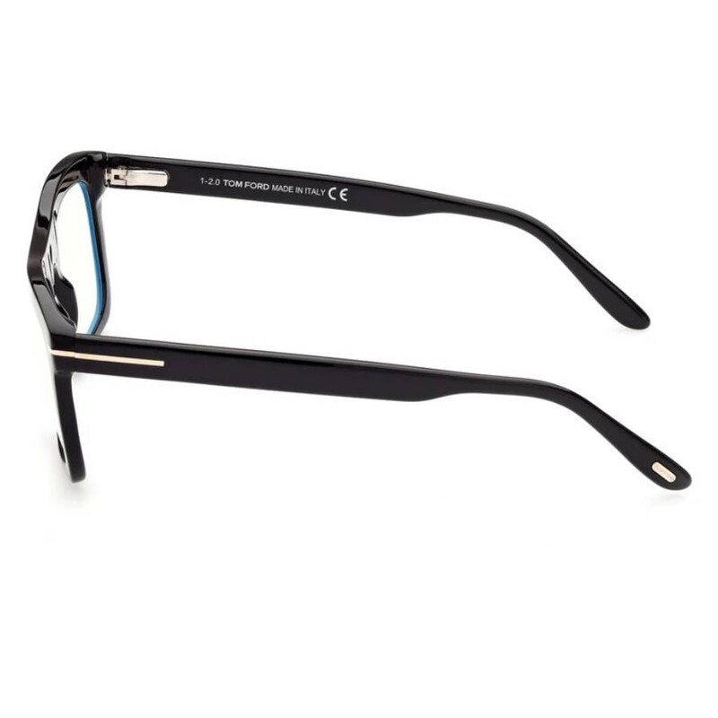 Tom Ford Blue Light Block Square Men's Eyeglasses FT5757-B 001 52