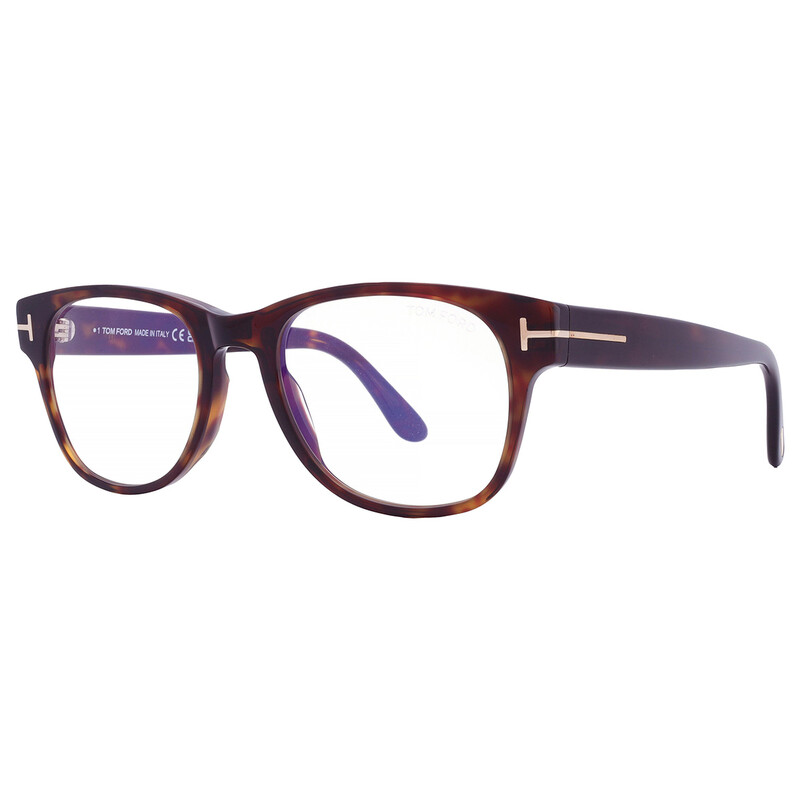 Tom Ford Blue Light Block Square Men's Eyeglasses FT5898-B 052 52