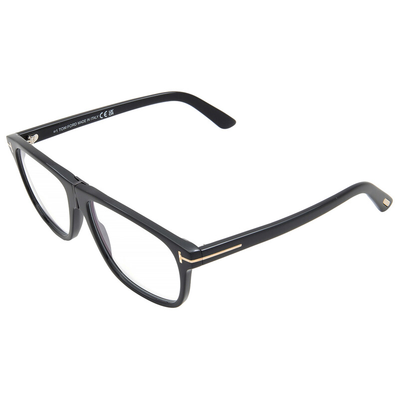 Tom Ford Blue Light Block Square Men's Eyeglasses FT5978-B 001 56