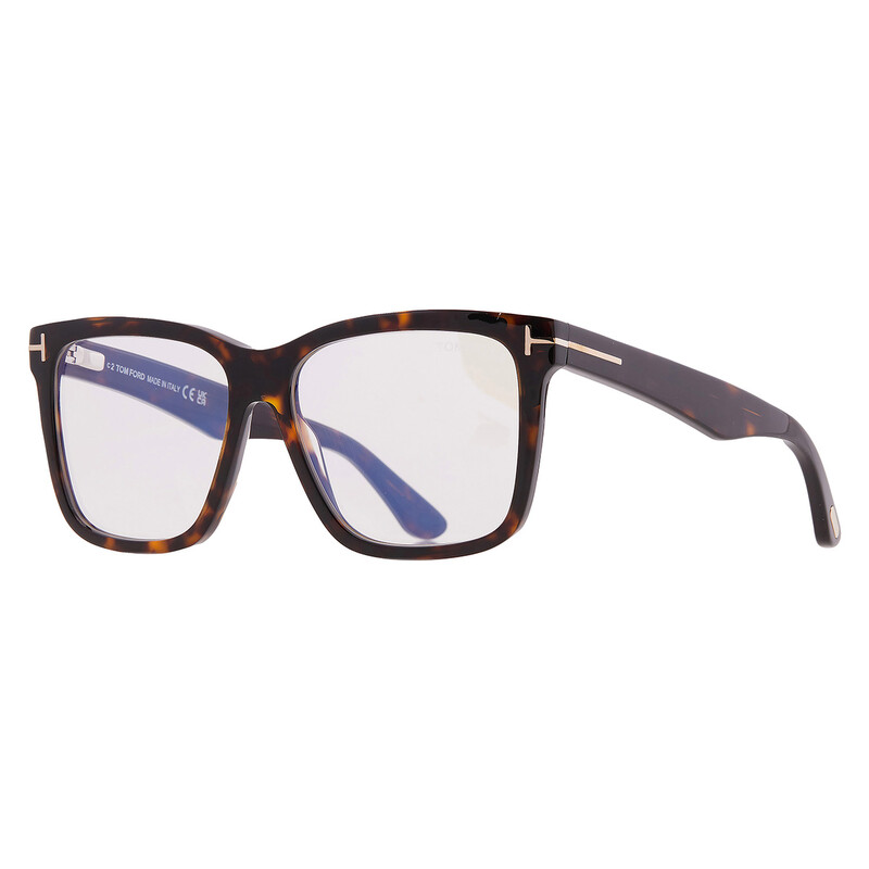 Tom Ford Blue Light Block with Gradient Brown Clip On Square Men's