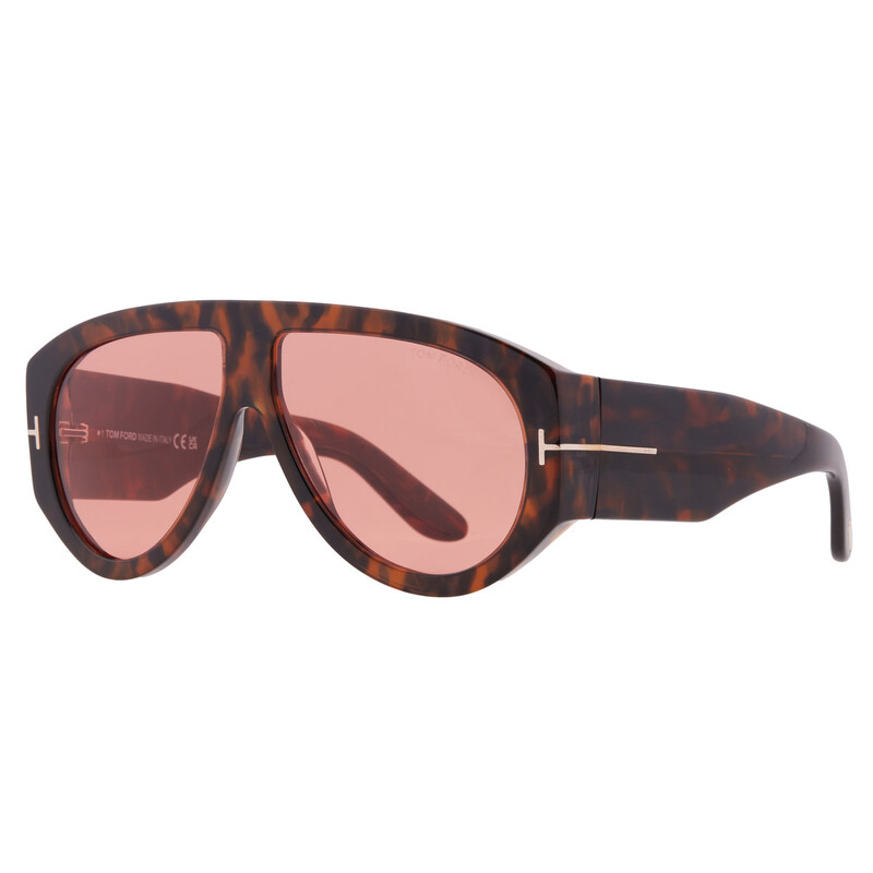 Tom Ford Bronson Red Pilot Men's Sunglasses FT1044 52S 60