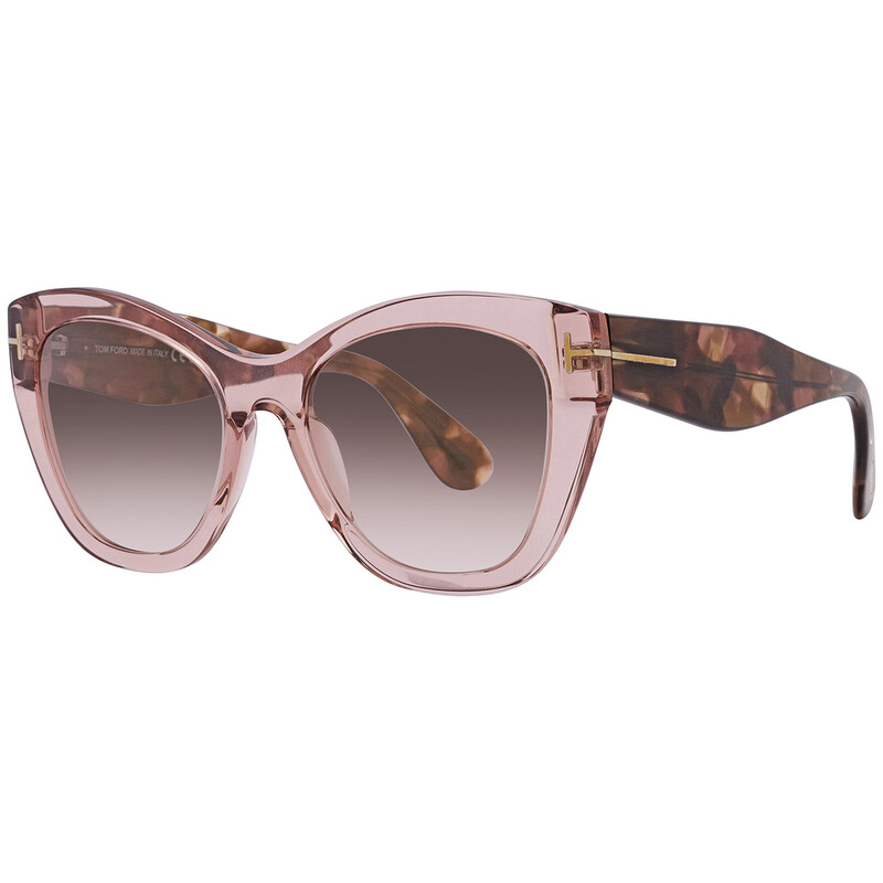 Tom Ford Women\'s Cat-Eye Sunglasses in Taupe Frame with Brown Gradient Lenses $415 Authentic Tom Ford Women main image 2